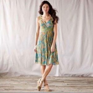 Sundance Silk Sea of Dreams MultiColor Paisley Sleeveless Slip Dress